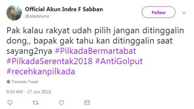 Media sosial Twitter sudah diramaikan warganet yang memberikan tips dan cuitan terkait pesta demokrasi kali ini.