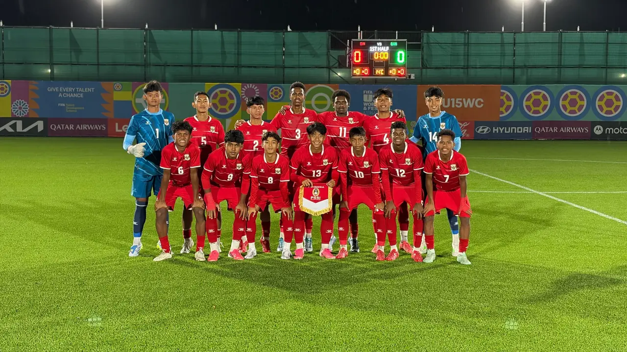 Timnas Indonesia U-15 di Piala Dunia dan Festival U-15 2026.