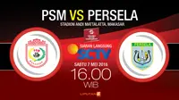 PSM MAkassar vs Persela Lamongan (Liputan6.com/Abdillah)