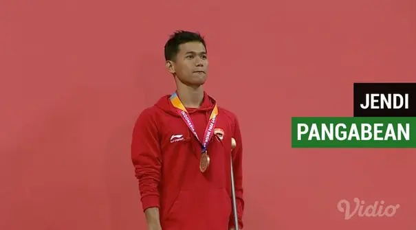 Jendi Pangabean, menyabet medali perunggu pada nomor 100 meter gaya bebas putra S9 Asian Para Games 2018.