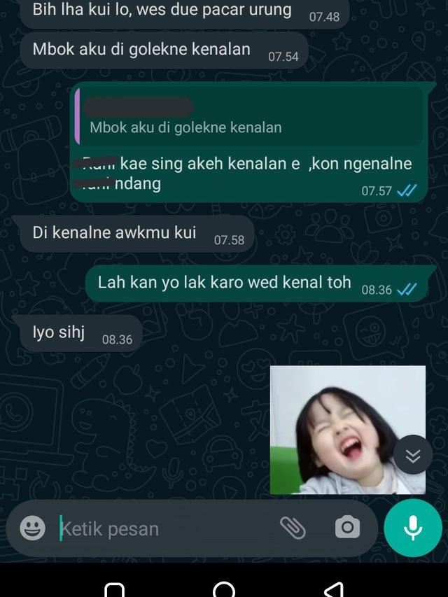 6 Chat Teman Jadi Mak Comblang Ini Bikin Senyum Tipis