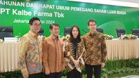 Rapat Umum Pemegang Saham Tahunan (RUPST) PT Kalbe Farma Tbk (KLBF), Kamis (16/5/2024). (Foto: Liputan6.com/Gagas YP)