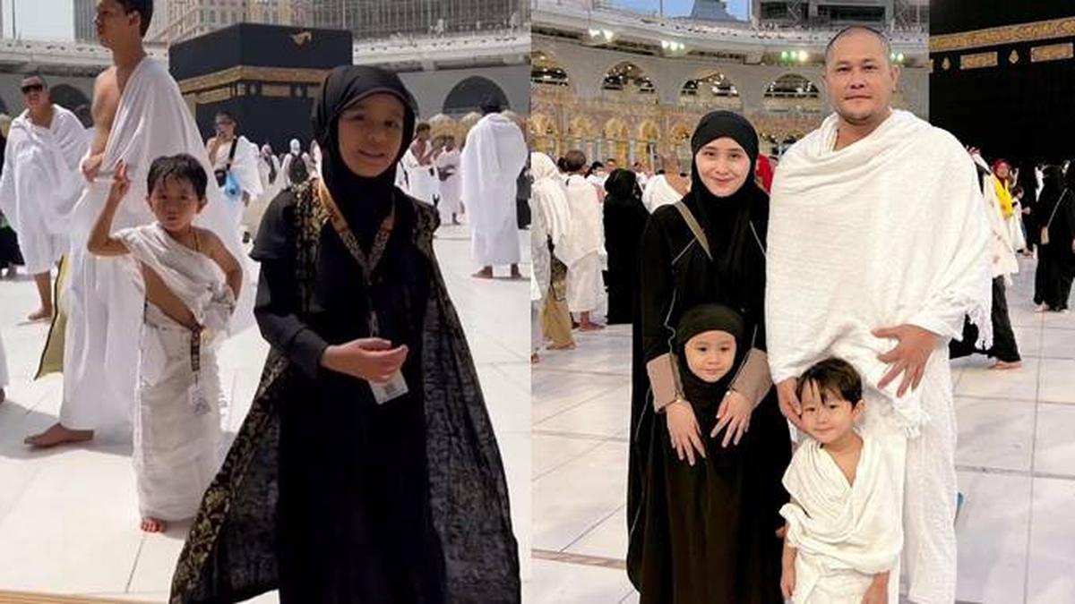 Tertunda 3 Kali, Ini 7 Momen Ryana Dea Ibadah Umrah Bareng Suami dan Anak - Vimarsana News