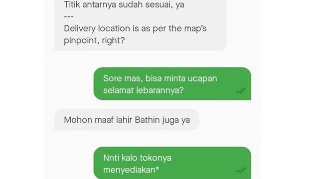 10 Chat Kocak Driver Ojol saat Jemput Penumpang Ini Bikin Geleng Kepala
