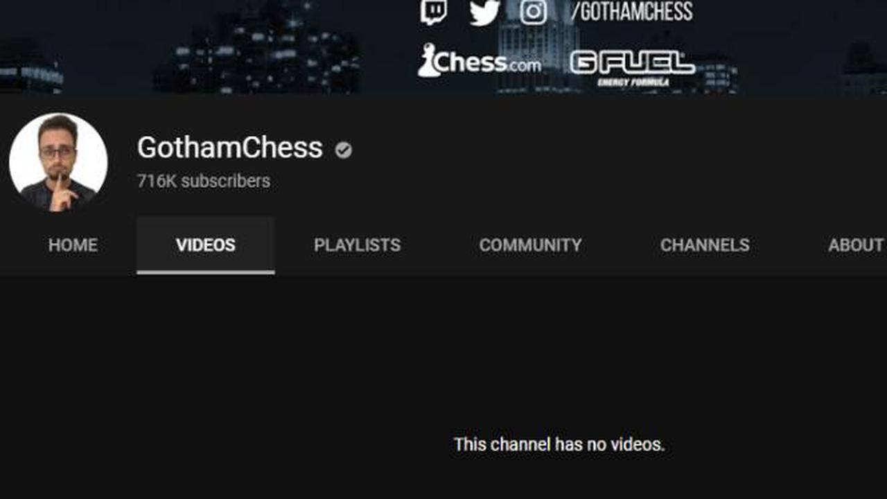Tangkapan layar akun YouTube Gothamchess Blokir Warganet Indonesia. Dok: YouTube