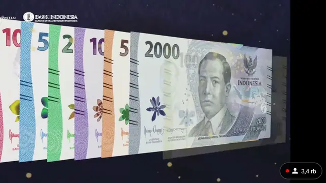 Bank Indonesia meluncurkan Uang Rupiah Kertas Tahun Emisi 2022