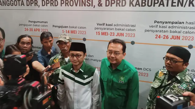 PKB mengumumkan hasil rapat finalisasi tawaran Partai Nasdem yang menggandengan Anies Baswedan dengan Muhaimin Iskandar.