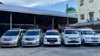 Masjid Al Jihad Banjarmasih Kalsel Gunakan Mobil Alphard untuk mobil jenazah. (Foto: Muhammadiyah.or.id)