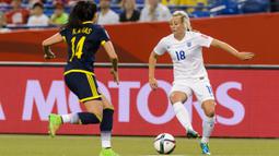 Bersama The Citizens, Duggan memperoleh gelar juara Womens Super League atau kasta tertinggi sepak bola putri Inggris edisi 2016. (AFP/Minas Panagiotakis)