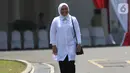 Politisi PKB Ida Fauziah tiba di Kompleks Istana Kepresidenan di Jakarta, Selasa (22/10/2019). Ida Fauziah datang mengenakan kemeja putih yang merupakan ciri khas para menteri di kabinet Jokowi. (Liputan6.com/Angga Yuniar)