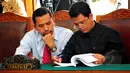 Tim kuasa hukum KPK saat menghadiri sidang praperadilan yang diajukan mantan Dirjen Pajak Hadi Poernomo dengan agenda pembacaan kesimpulan, di Pengadilan Negeri Jakarta Selatan, Senin (25/5/2015). (Liputan6.com/Yoppy Renato)
