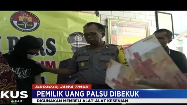 Kepada polisi, tersangka mengaku membeli uang palsu tersebut dari seseorang yang baru dikenalnya di media sosial facebook.