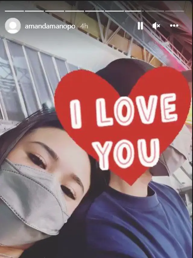 Amanda Manopo bersama kekasih barunya