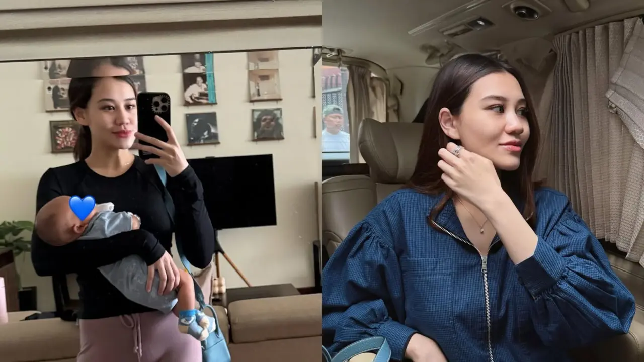 Gaya Stylish Aaliyah Massaid Saat Momong Anak, Jalani Motherhood dengan Happy