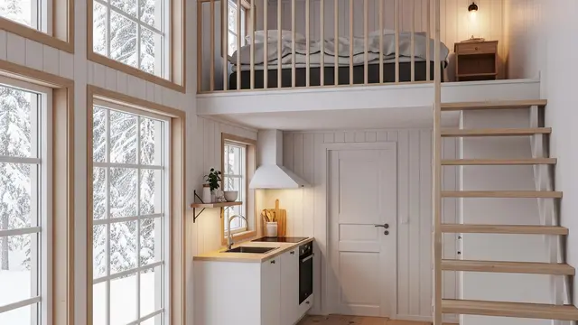 Model Rumah Kecil tapi Punya Mezzanine untuk Tambahan Ruang Tidur