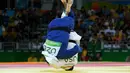Duel antara pejudo Amerika Serikat melawan Uzbekistan di Olimpiade Rio 2016, Brasil pada 9 Agustus 2016. (REUTERS/ Toru Hanai)