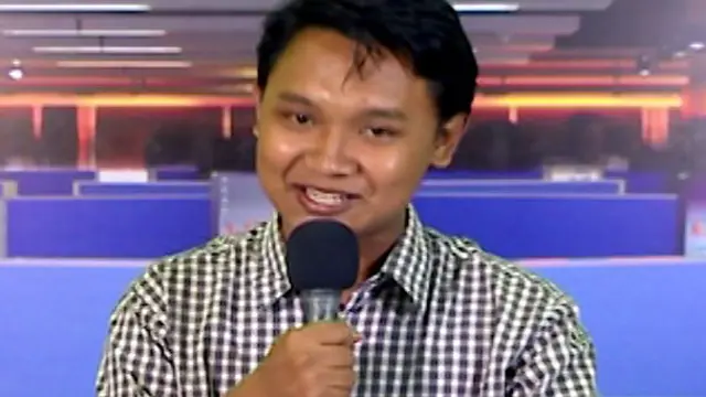 Hadi Mulyono Peserta Presenter Liputan6 di Indonesia Broadcaster Expo 2013