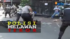 Mengantisipasi serangan teror, polisi mengeluarkan larangan bertugas sendirian dengan meminta bantuan Brimob.