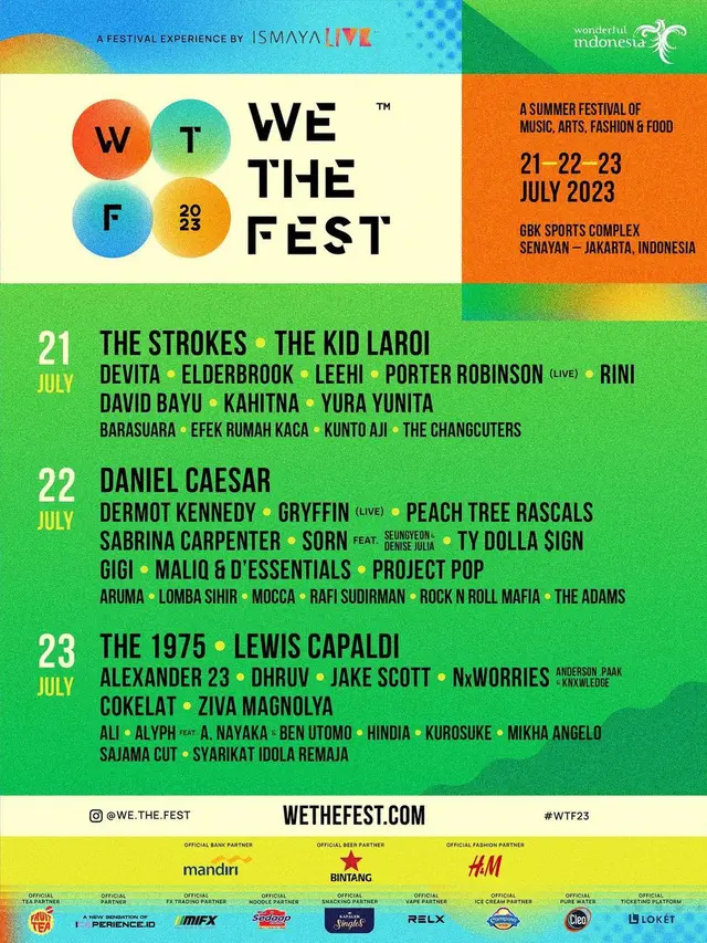 Sederet Bocoran Keseruan We The Fest 2023, Persiapan Lineup hingga