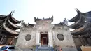 Bangunan kuno di Kota Jingziguan, Wilayah Xichuan, Provinsi Henan, China (25/8/2020). Kota Jingziguan terletak di perbatasan provinsi Henan, Hubei, dan Shaanxi. (Xinhua/Feng Dapeng)