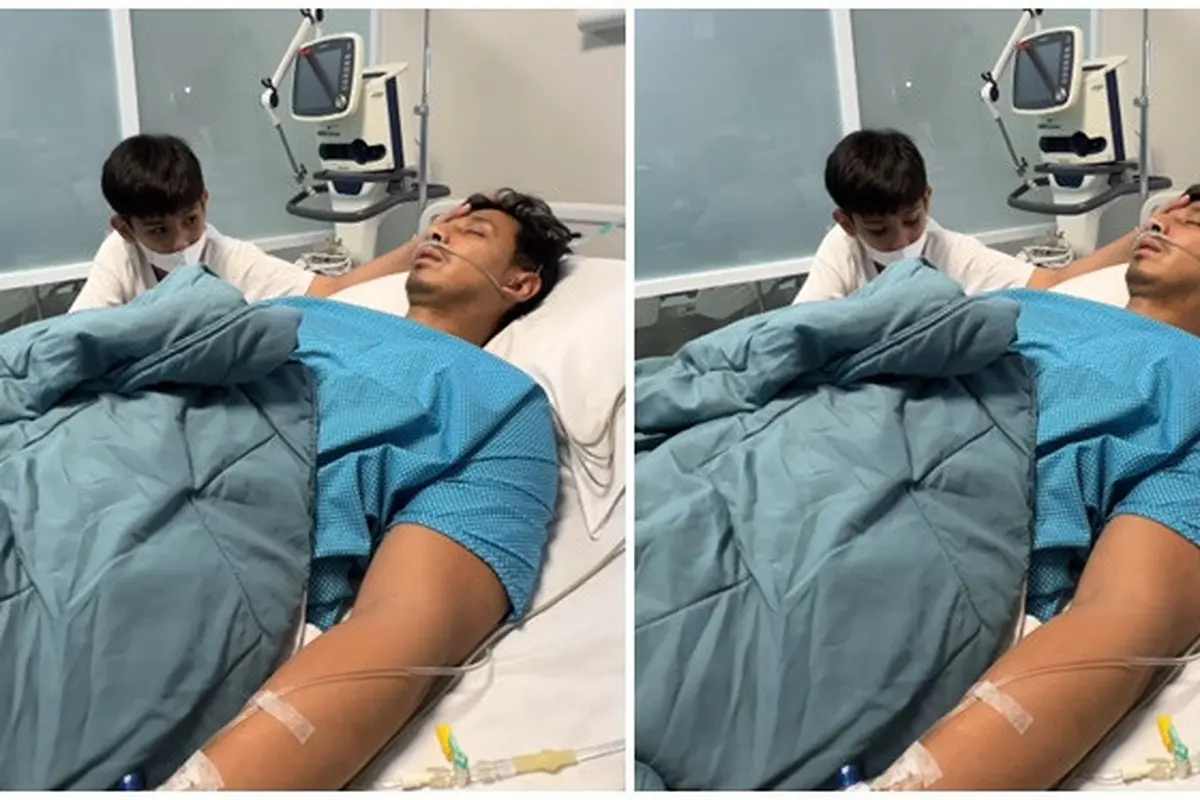 6 Potret King Faaz Selawatin Sonny Septian di Ruang ICU,