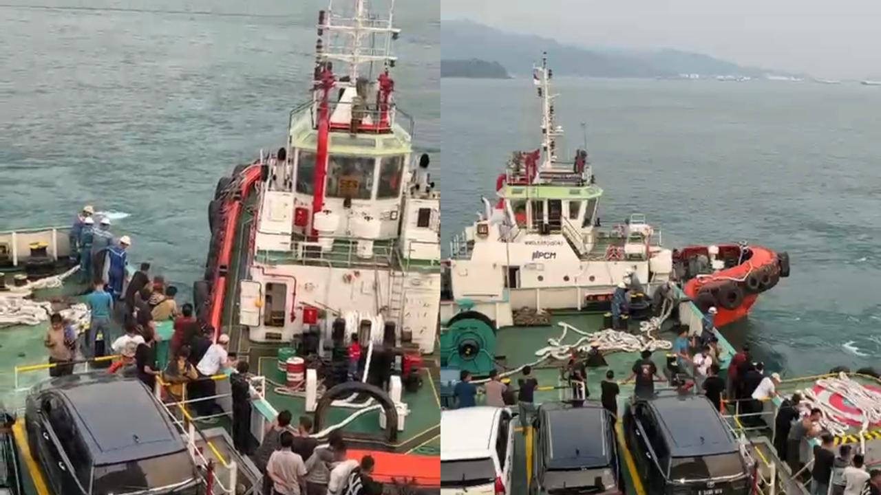 Kapal gagal berlayar di Pelabuhan Merak