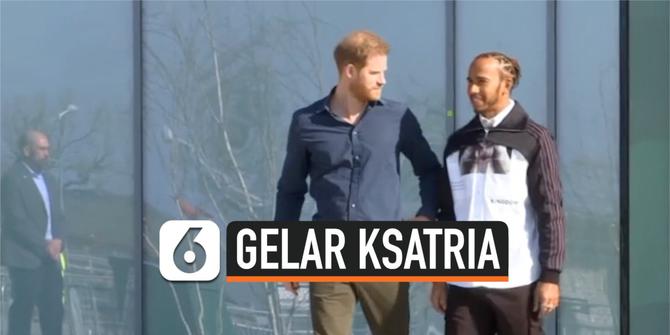 VIDEO: Tahun Baru, Lewis Hamilton Dapat Gelar Ksatria dari Kerajaan Inggris