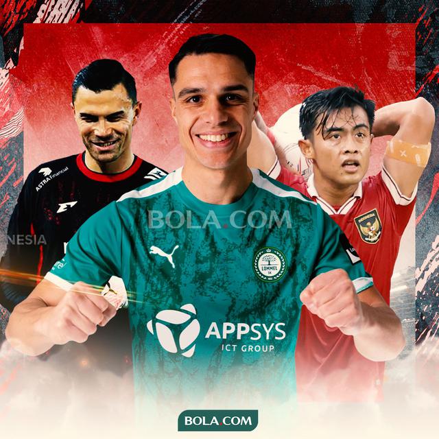 Ilustrasi - Emil Audero, Joey Pelupessy, Pratama Arhan