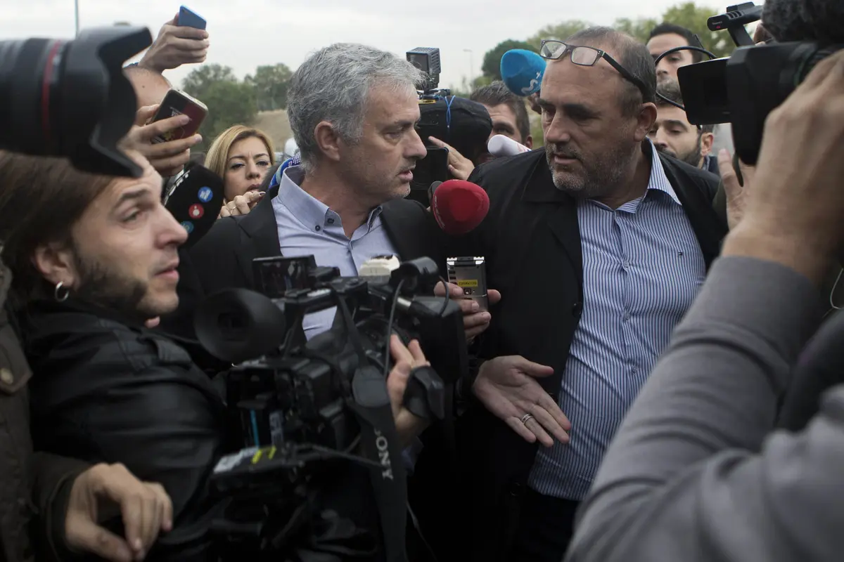 FOTO: Kembali ke Madrid, Jose Mourinho Jalani Sidang