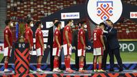 Bagi Timnas Indonesia, predikat runner-up menjadi yang keenam kalinya sepanjang sejarah Piala AFF. (AP/Suhaimi Abdullah)