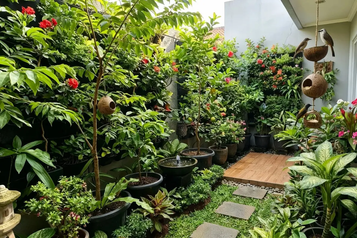 Kebun Rumah yang Mengundang Burung Berkicau