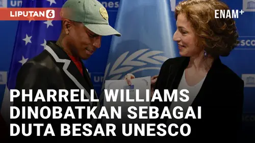 VIDEO: Pharrell Williams DInobatkan Sebagai Duta Besar Niat Baik UNESCO