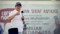 Wakil Ketua DPR RI Bidang Korkesra Abdul Muhaimin Iskandar menyapa 280 Kepala Desa atau Kuwu se-Kabupaten Indramayu dan Cirebon.