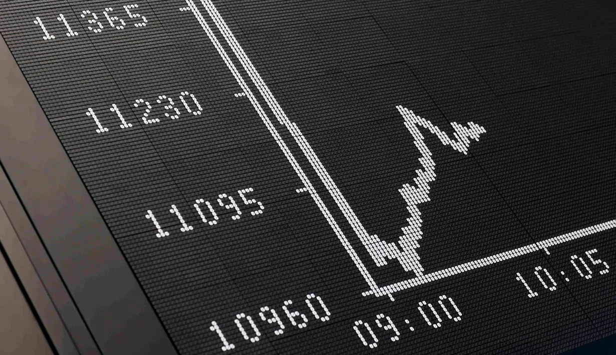 Pergerakan grafik terlihat di bursa saham Frankfurt, Jerman, (29/6/2015). Krisis utang Yunani berdampak cukup dalam ke pergerakan bursa-bursa saham di Eropa, DAX Jerman dan CAC Perancis turun sekitar 4 persen. (REUTERS/Ralph Orlowski)