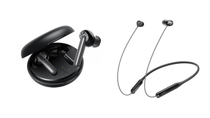 Dua earphone nirkabel terbaru dari Oppo untuk pasar Indonesia. (sumber: Oppo)