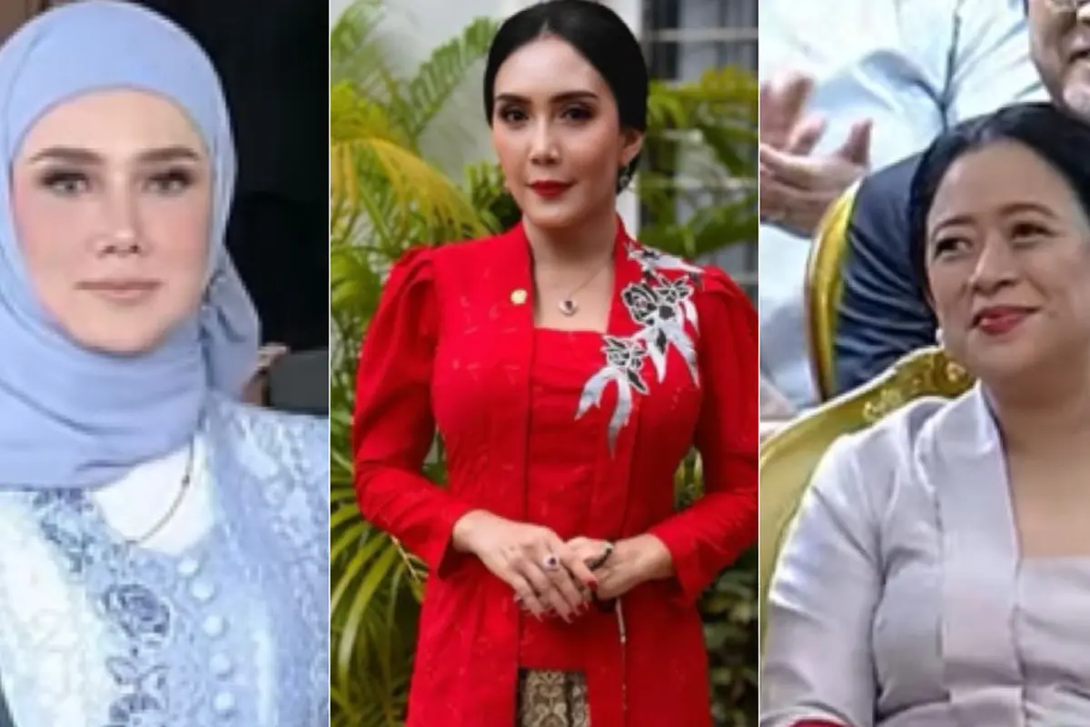 Tampilan Artis hingga Politikus Kenakan Kebaya dengan Berbagai Warna saat Pelantikan Prabowo-Gibran