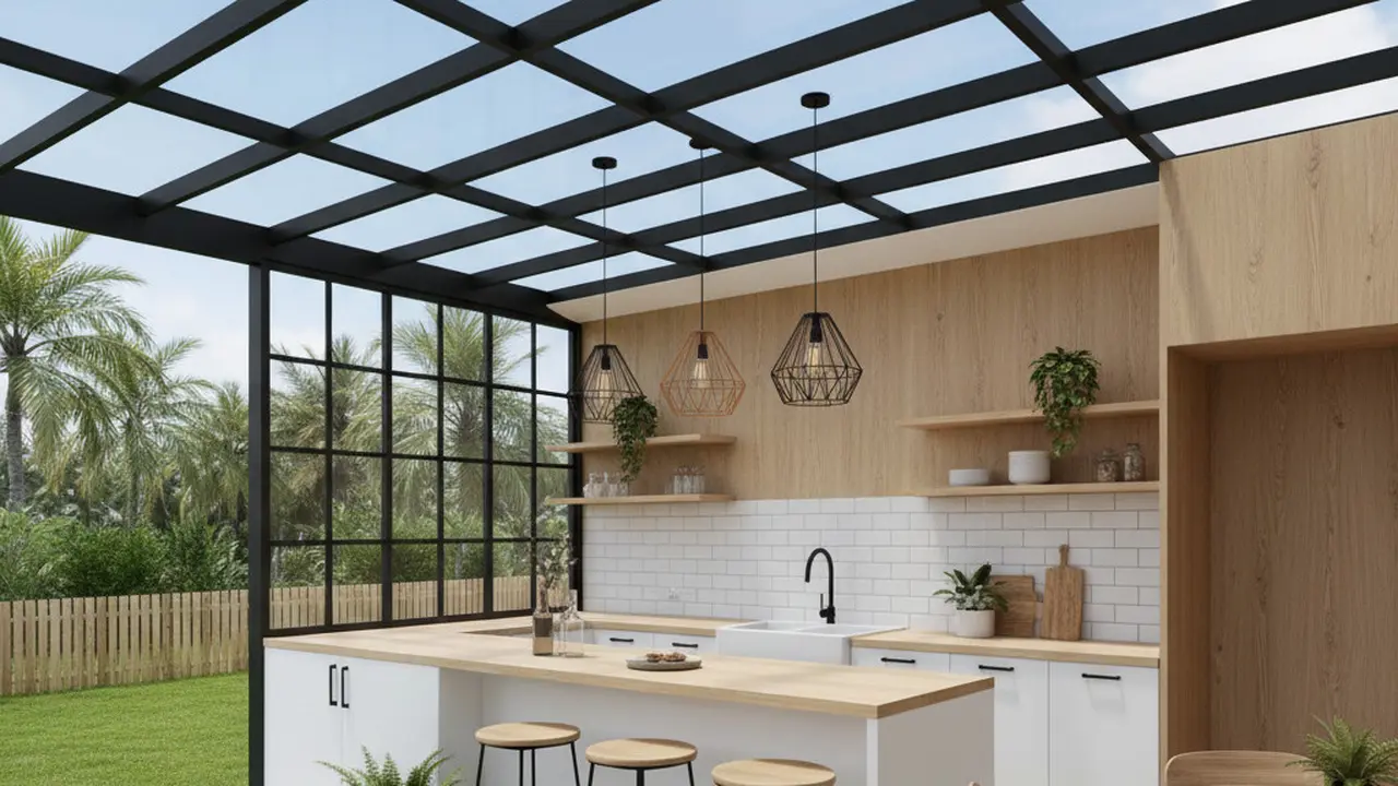 7 Desain Dapur Semi Outdoor Gaya Scandinavian, Perpaduan Estetika Alam dan Fungsionalitas Modern