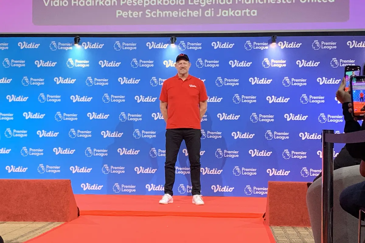 Peter Schmeichel di Jakarta