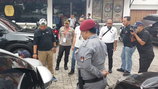 Kantor KPU Jakarta Utara Jalan Baru Ancol Selatan, Tanjung Priok Jakarta Utara diteror oleh orang tak dikenal pada Kamis, 8 Agustus 2024. (Ady Anugrahadi).