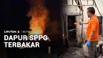 Dapur Satuan Pelayanan Pemenuhan Gizi di Kelumbayan Barat, Kabupaten Tanggamus, Lampung, luluh lantak terbakar hebat Jumat dini hari. Kebakaran diduga dipicu kebocoran selang tabung gas pada mesin penanak nasi saat pekerja mempersiapkan program makan...