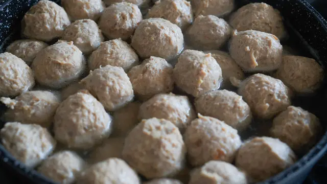 Ilustrasi bakso sapi