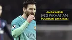 Berita video 2 aksi anak Lionel Messi, Mateo, yang sudah ditonton puluhan juta kali di media sosial Instagram.