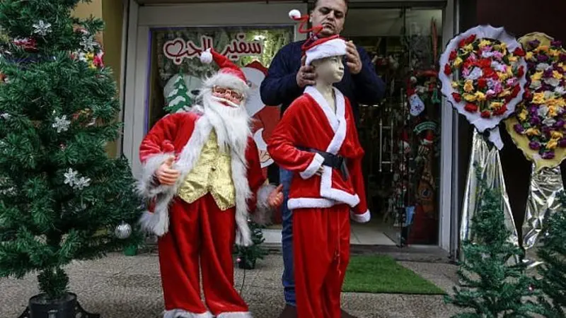 Natal di Palestina. (AFP)