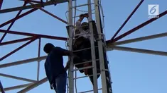 Eko nekat mencoba bunuh diri dengan cara menaiki tower setinggi 100 meter. Mahasiswa ini putus asa karena cintanya tidak kesampaian kepada Hamidah Lailatul.