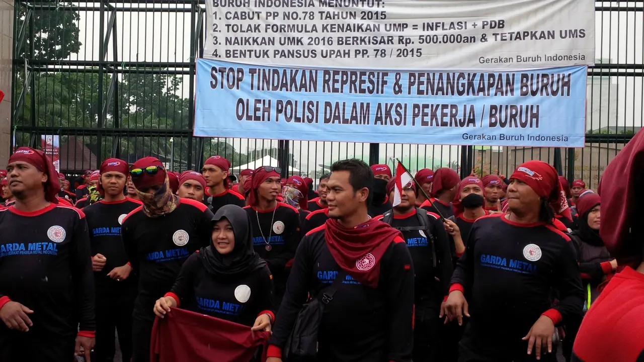 Demo Buruh di DPR