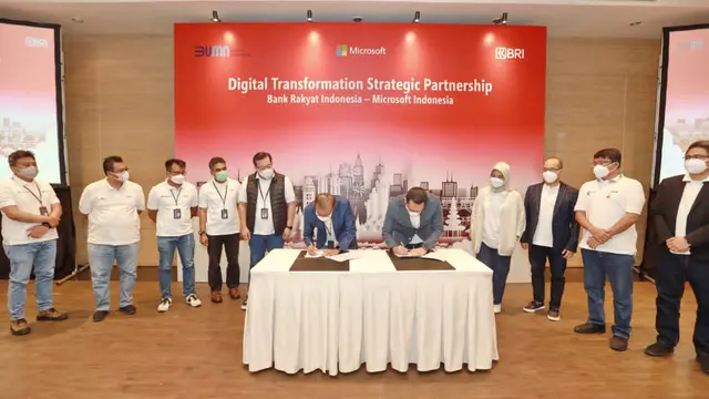 BRI Gandeng Microsoft untuk Perkuat Transformasi Operasi Layanan dan Kultur