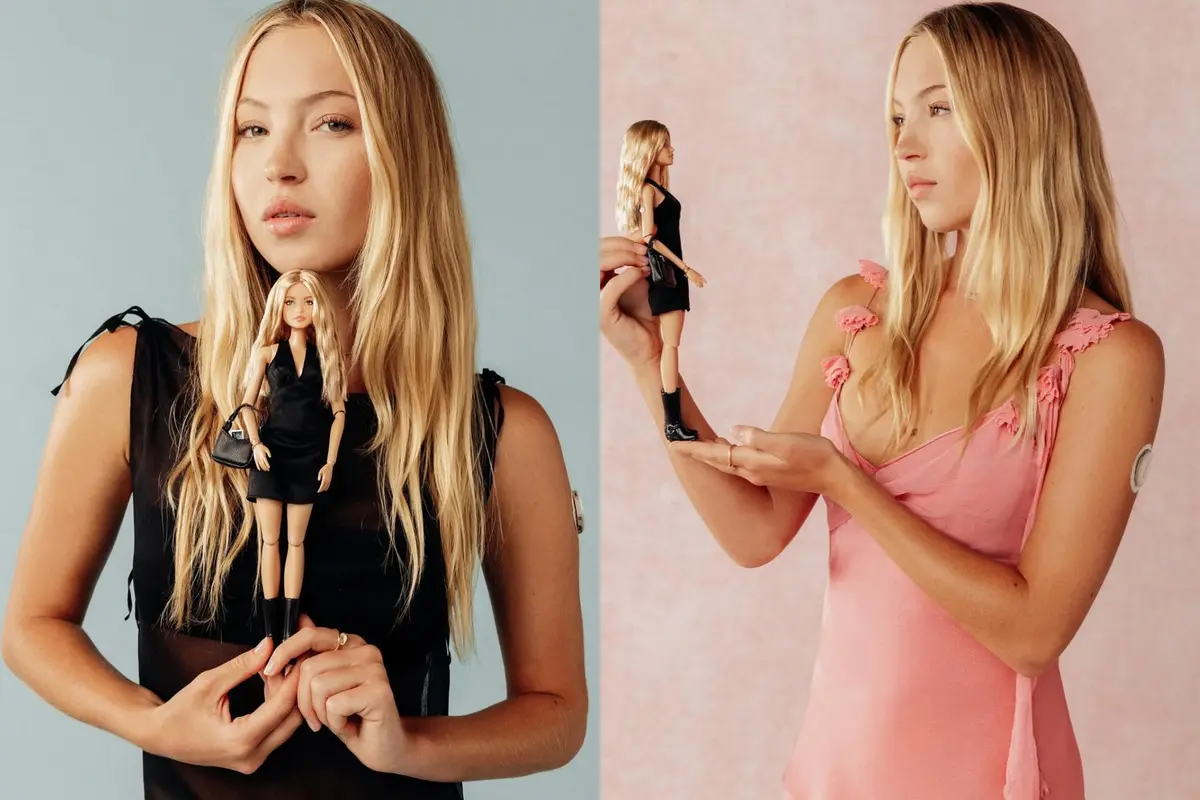 Gaya Modis Khas Supermodel Lila Moss Sambut Barbie dengan Diabetes Tipe 1