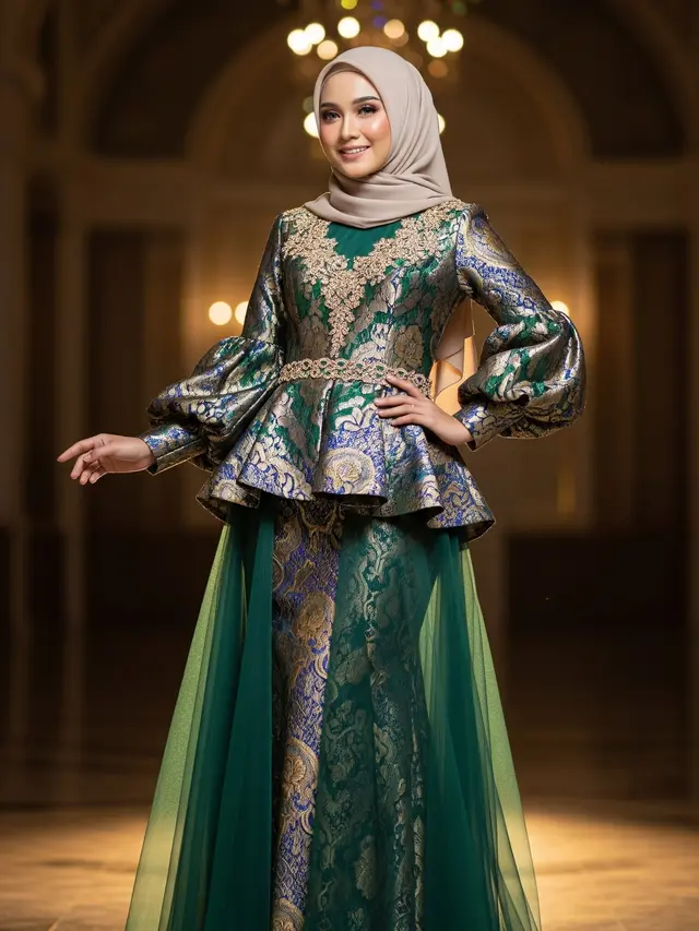Gamis Tile/Organza & Brokat