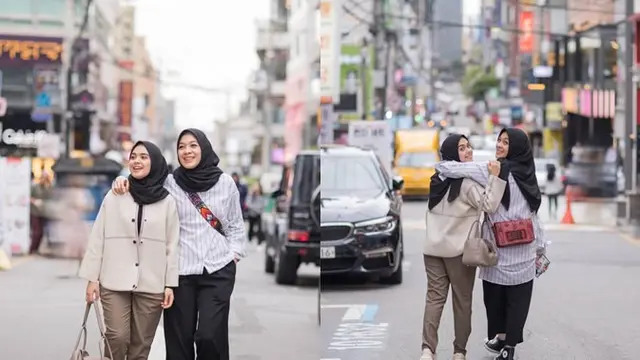 Meski terpaut usia 10 tahun, tak menjadi halangan dalam menjalin persahabatan.