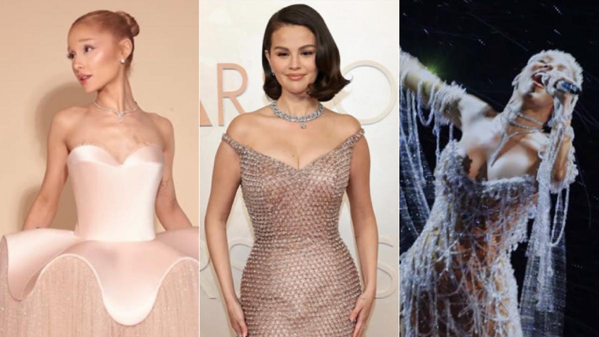 7 Gaun Mewah Terbuat dari Kristal hingga Mutiara, Selena Gomez, Ariana Grande, serta Doja Cat saat Hadir di Oscar 2025